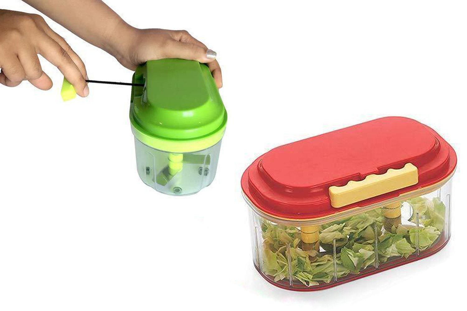 Handy vegetable chopper, 1000ml capacity. Handy vegetable chopper, 1000ml capacity.
